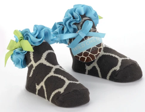 Wild Child Giraffe Socks