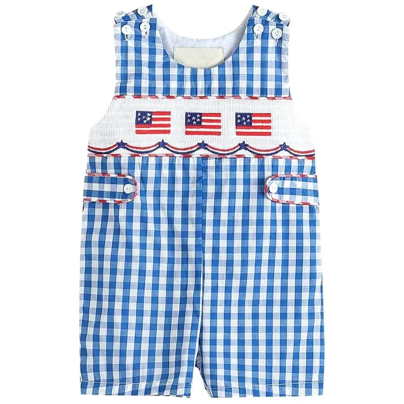 Infant Boys Patriotic Flag Shortall