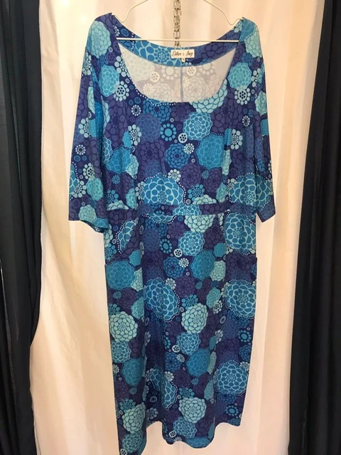 Secondhand: Inez - Zinnia blue - XL