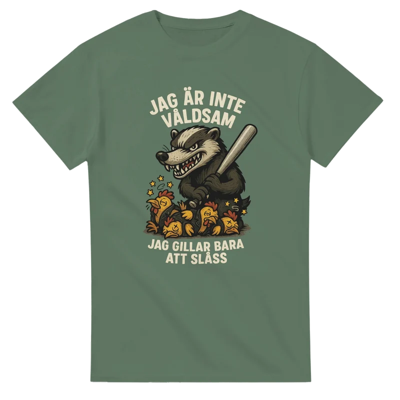 T-shirt Original – Jag är inte våldsam