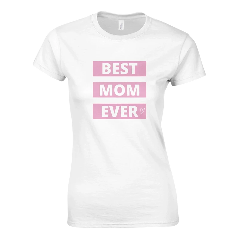 T-shirt Dam Classic - Best mom ever