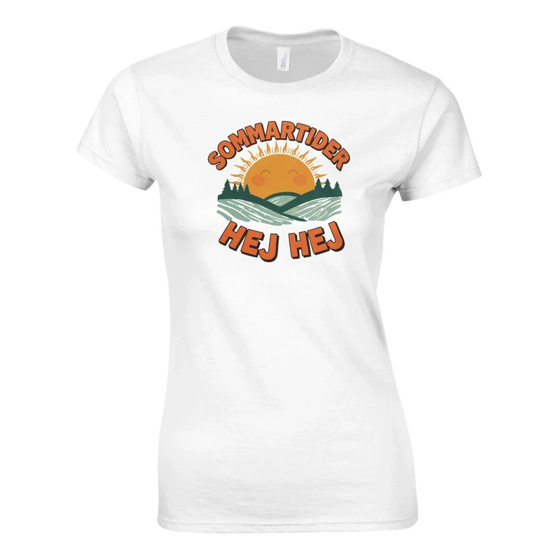 T-shirt Dam - Sommartider Hej Hej