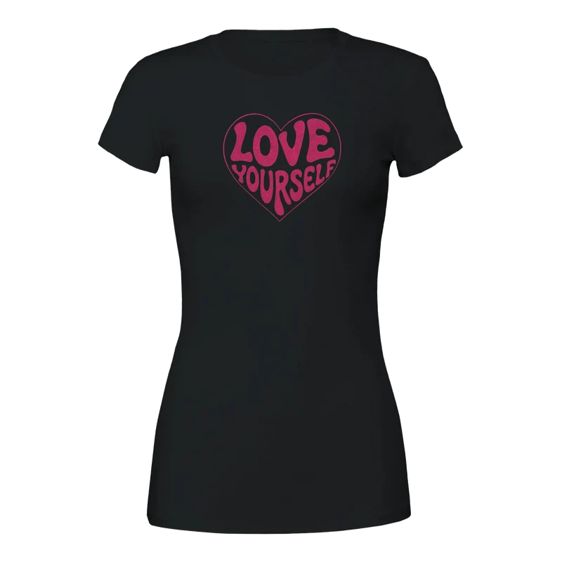 Premium T-shirt Dam - Love Yourself