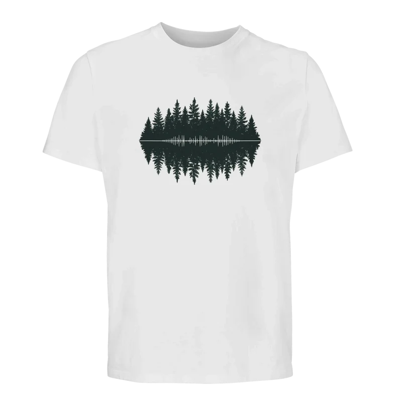 Ekologisk T-shirt - Forest Sound Wave