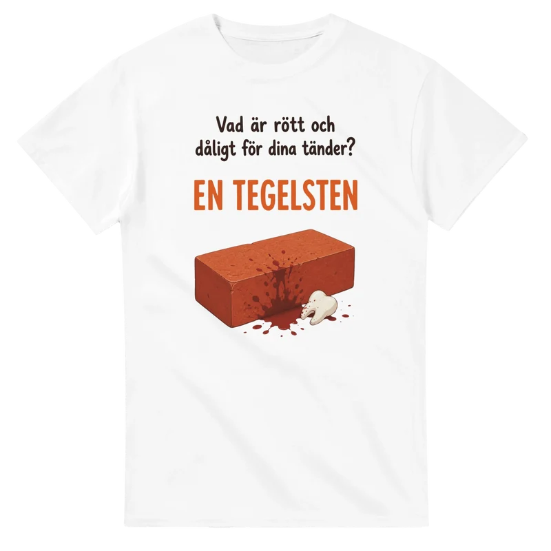 T-shirt - En tegelsten