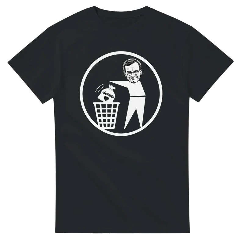 T-shirt - Välfärden i papperskorgen | Uffe Edition