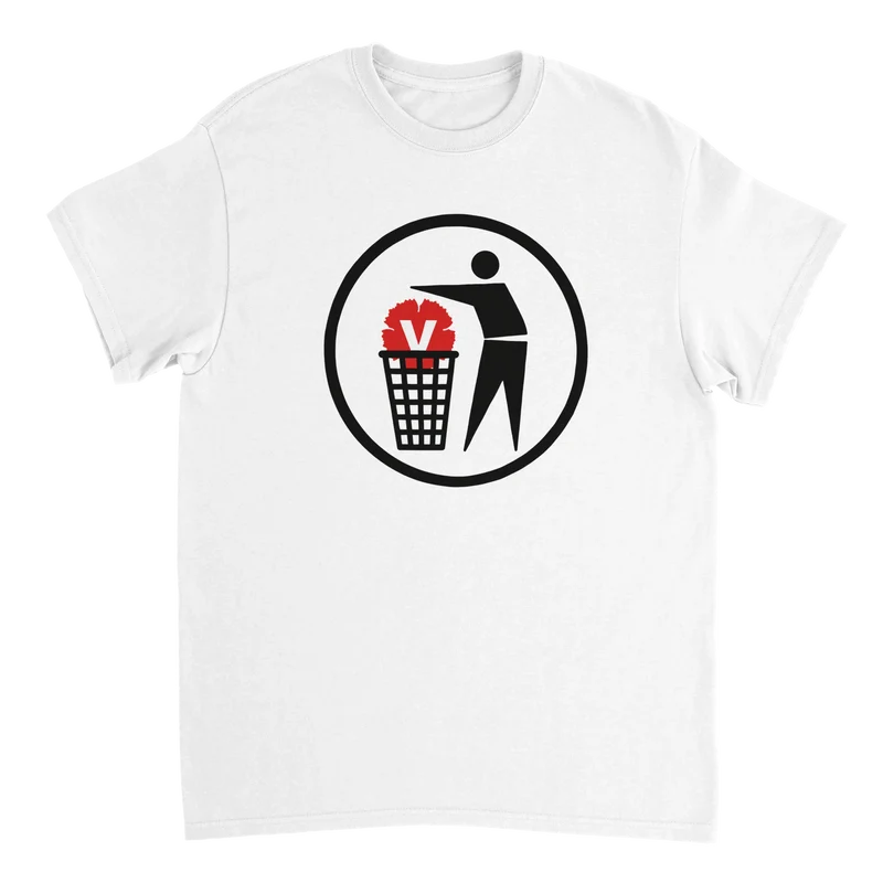 T-shirt - Vänstern i papperskorgen