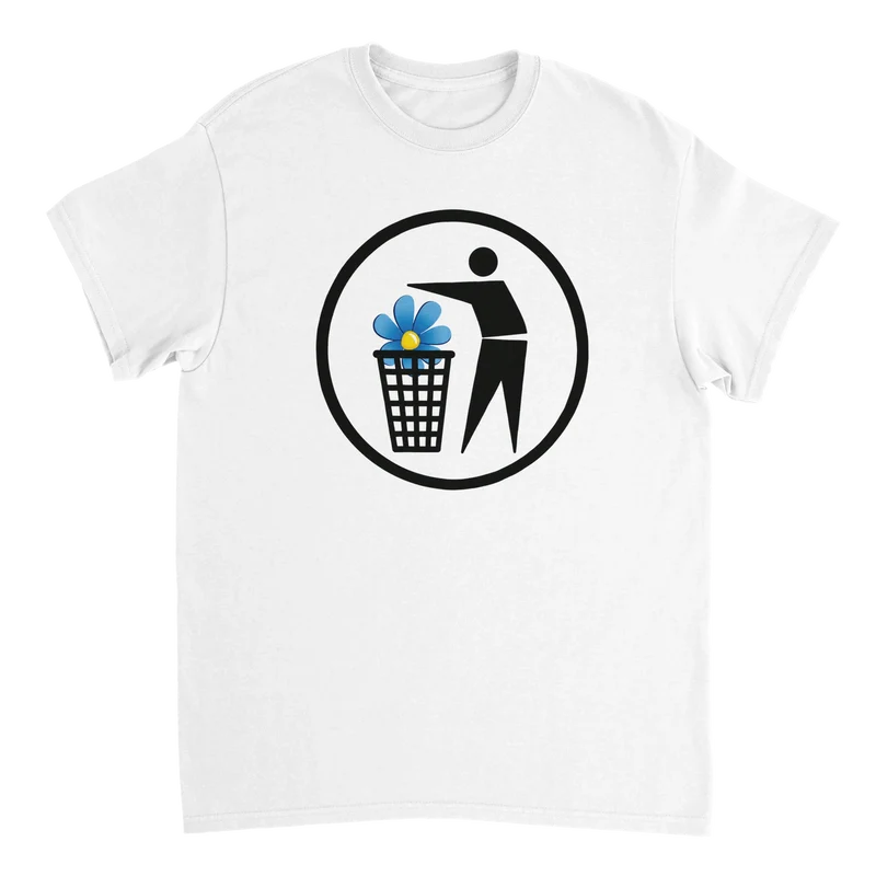T-shirt - SD i papperskorgen