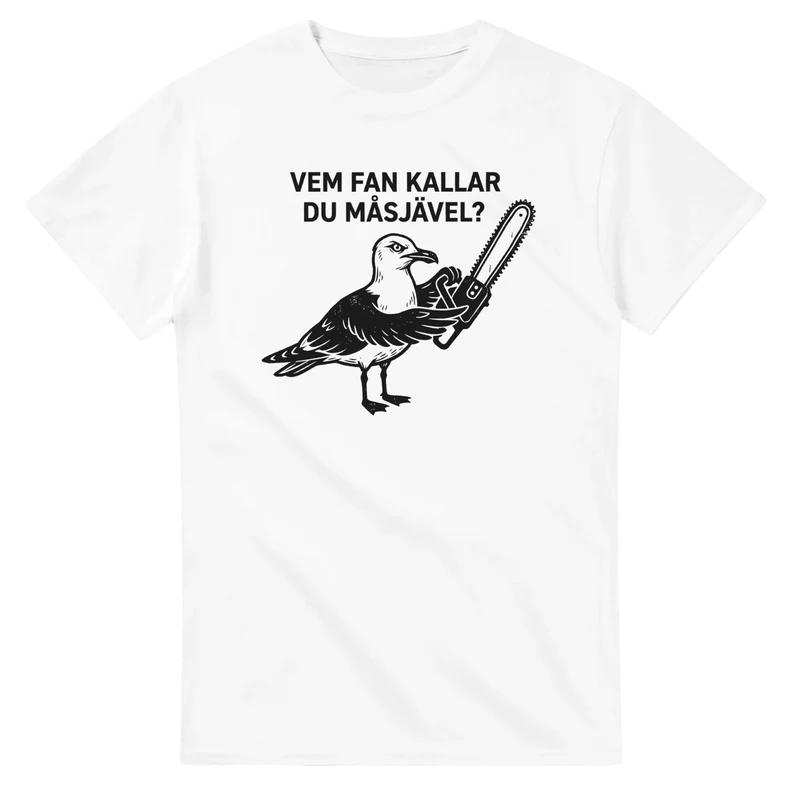 T-shirt - Vem fan kallar du måsjävel?