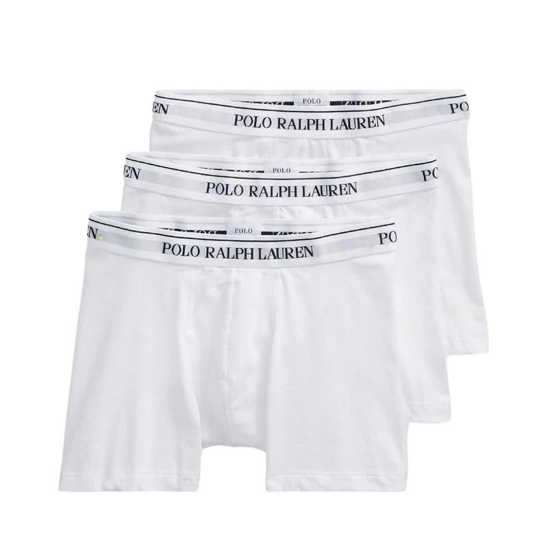 3Pcs Boxer Brief - White