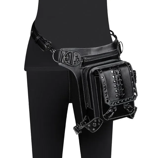 Steampunk Sutural Buckles Motorcykelväska
