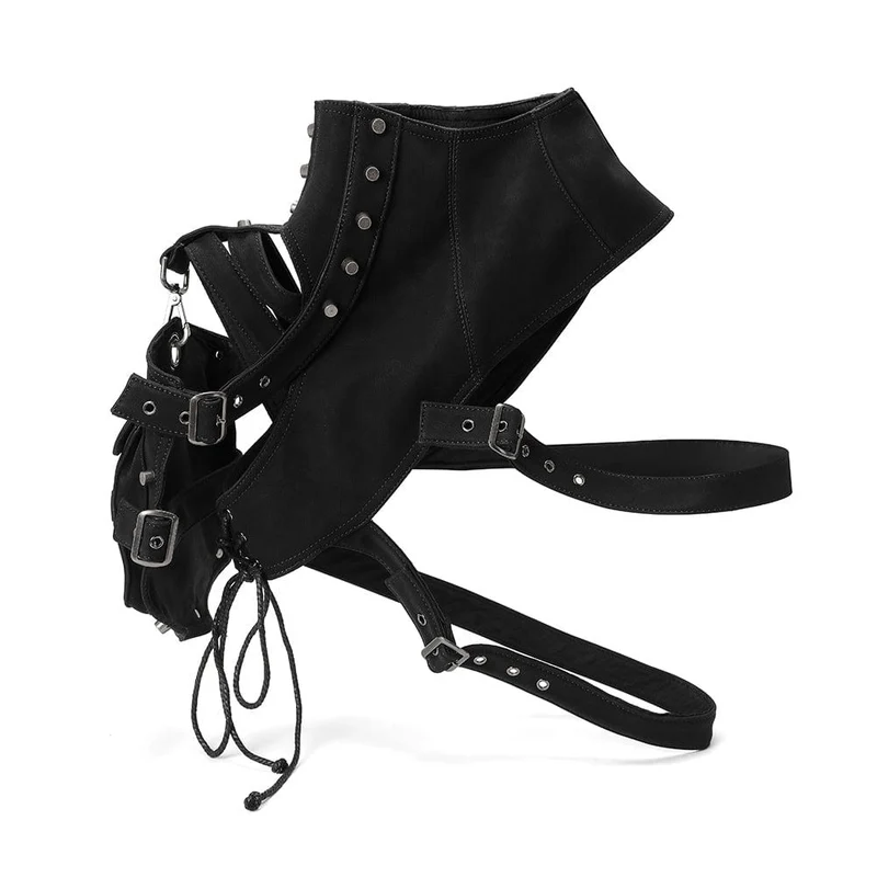 Steampunk Stand Collar Armor Bag