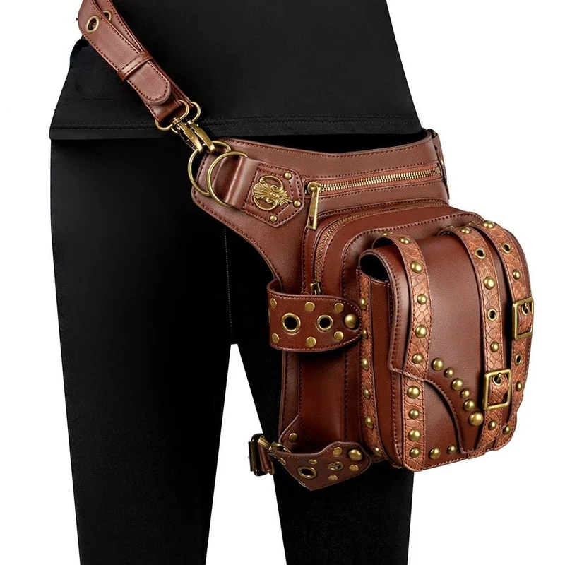 Steampunk Buckles Splice Multi-Purpose Bag