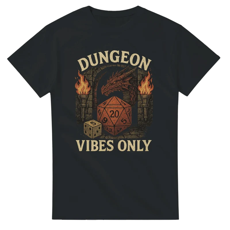 T-shirt Original – Dungeon Vibes Only
