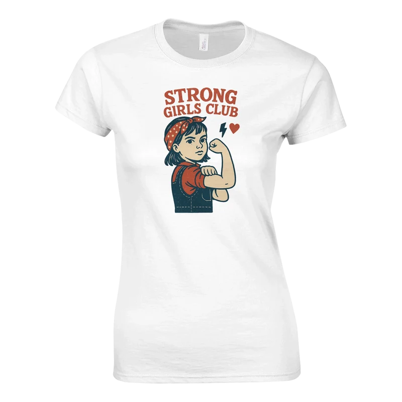 T-shirt Classic Dam - Strong Girls Club