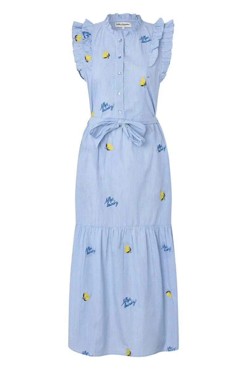 Lollys Laundry - Harrietll Maxi Dress Sl EX00008-3001 - 22 Light Blue