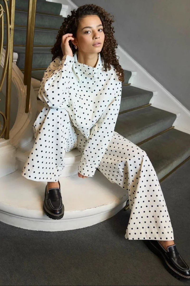 Neo Noir - Callisa Dot Jacket 167353 - 120 - White