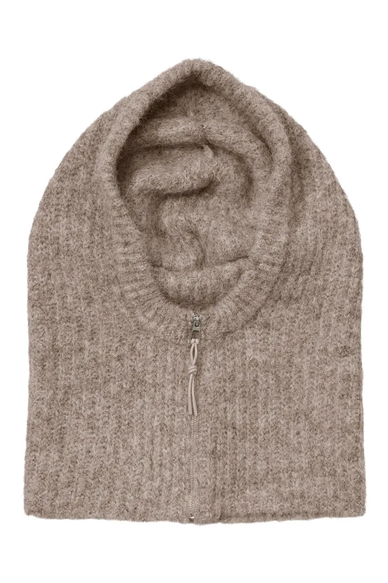 Object - Objmilu Zip Balaclava - 5165337 Humus Melange