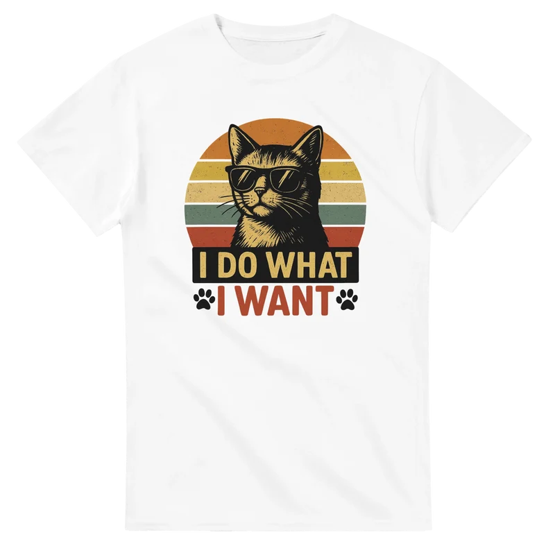 T-shirt - I Do What I Want Cat
