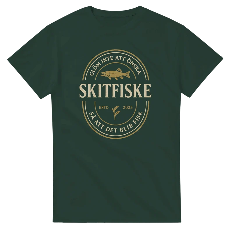 T-shirt - Skitfiske Badge