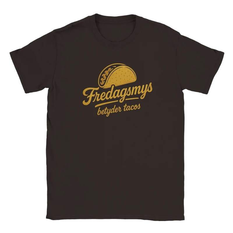 T-shirt - Fredagsmys betyder tacos