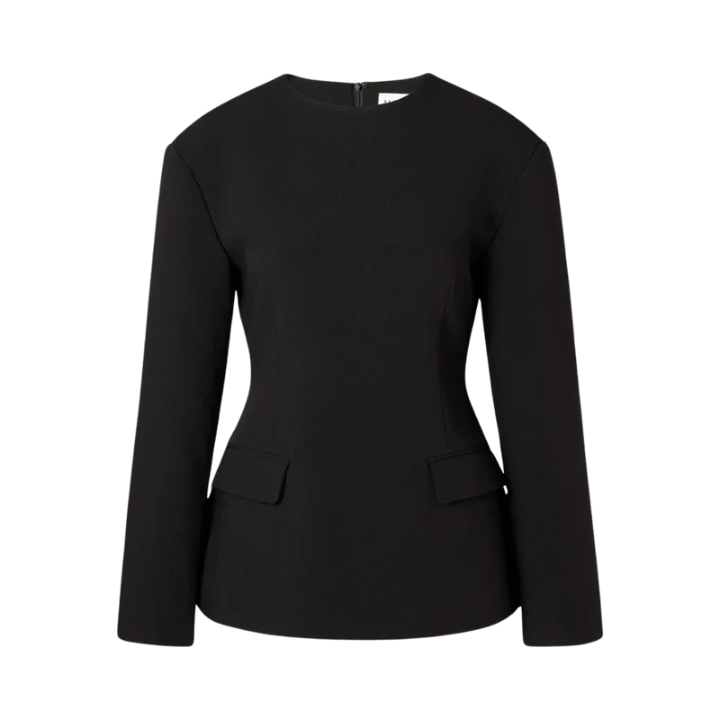 Athina Tailored Long Sleeve - Black