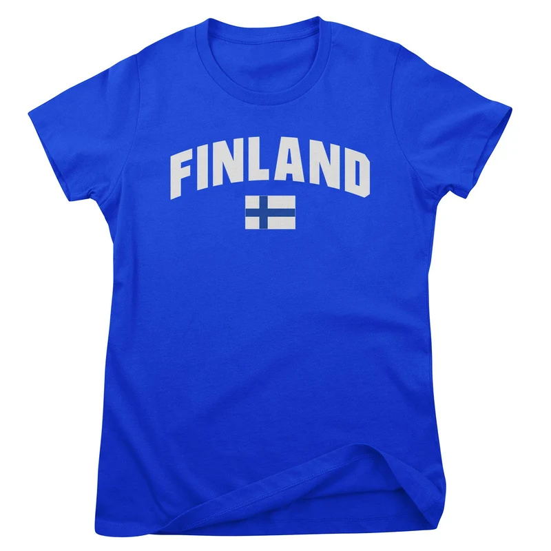 Finland Flag Girly Tee