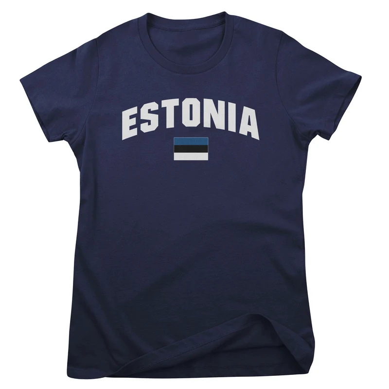 Estonia Flag Girly Tee