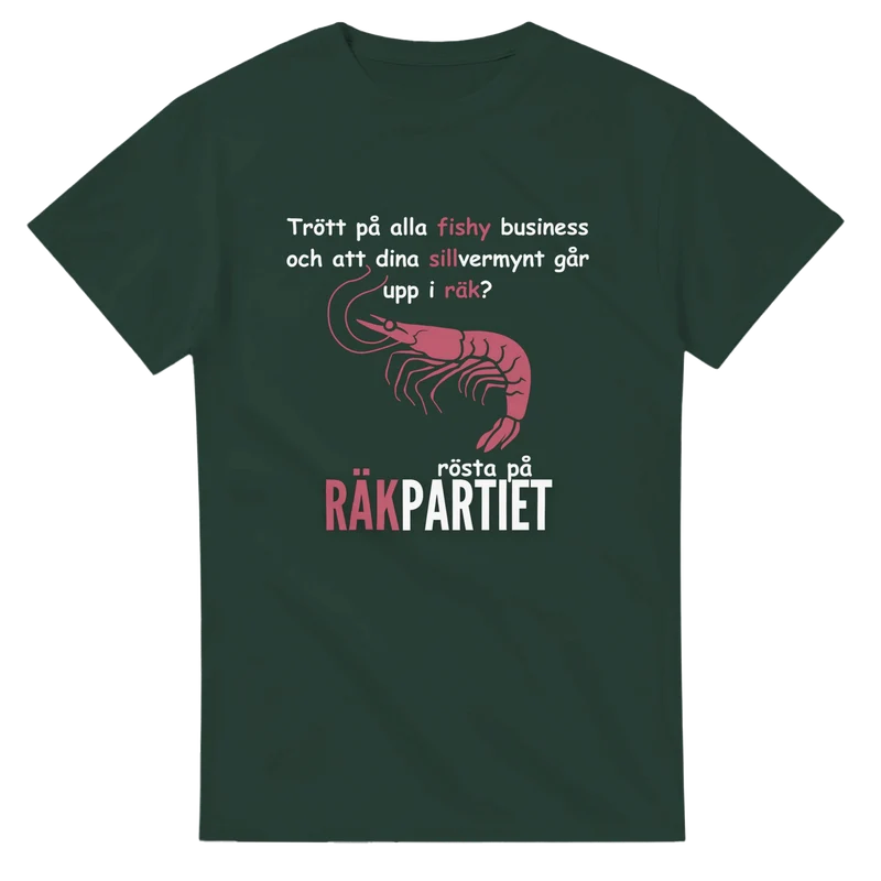 T-shirt - Rösta på Räkpartiet