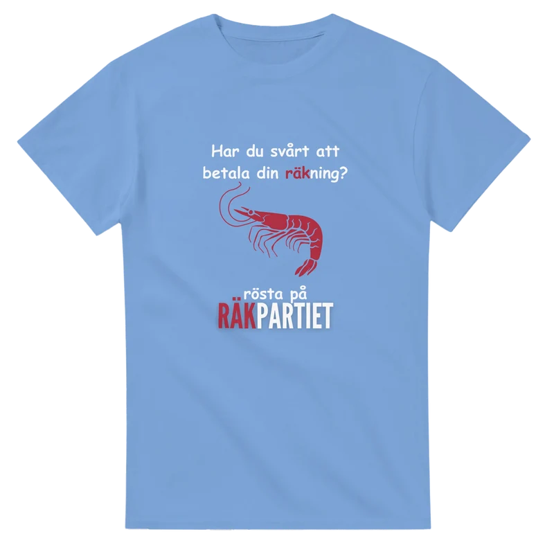T-shirt - Räkpartiet hjälper dig att betala din räkning
