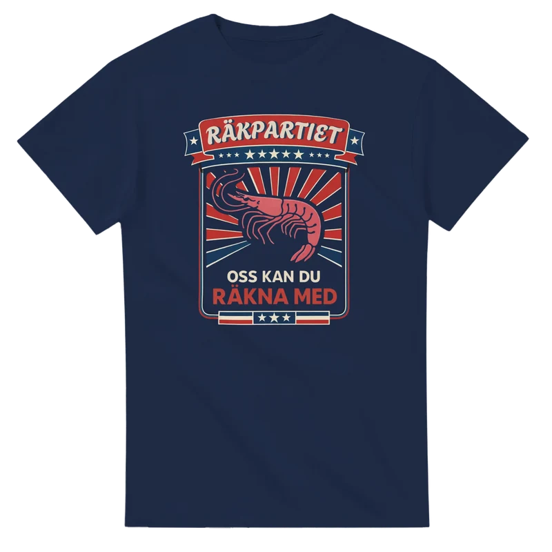 T-shirt - Räkpartiet kan du räkna med