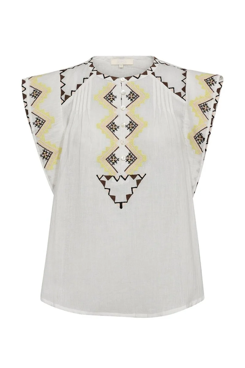 Gossia - Livgo Blouse G2779 - Off-White