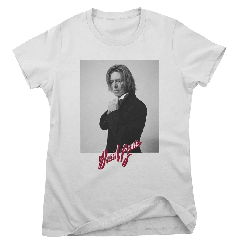 David Bowie - Suit Up Photo Girly Tee