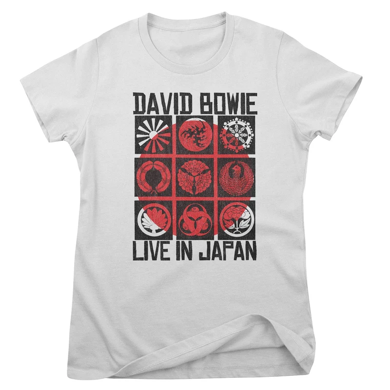 David Bowie - Live In Japan Girly Tee