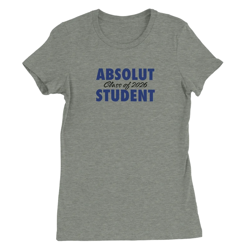 Premium T-shirt Dam - Absolut Student 2026