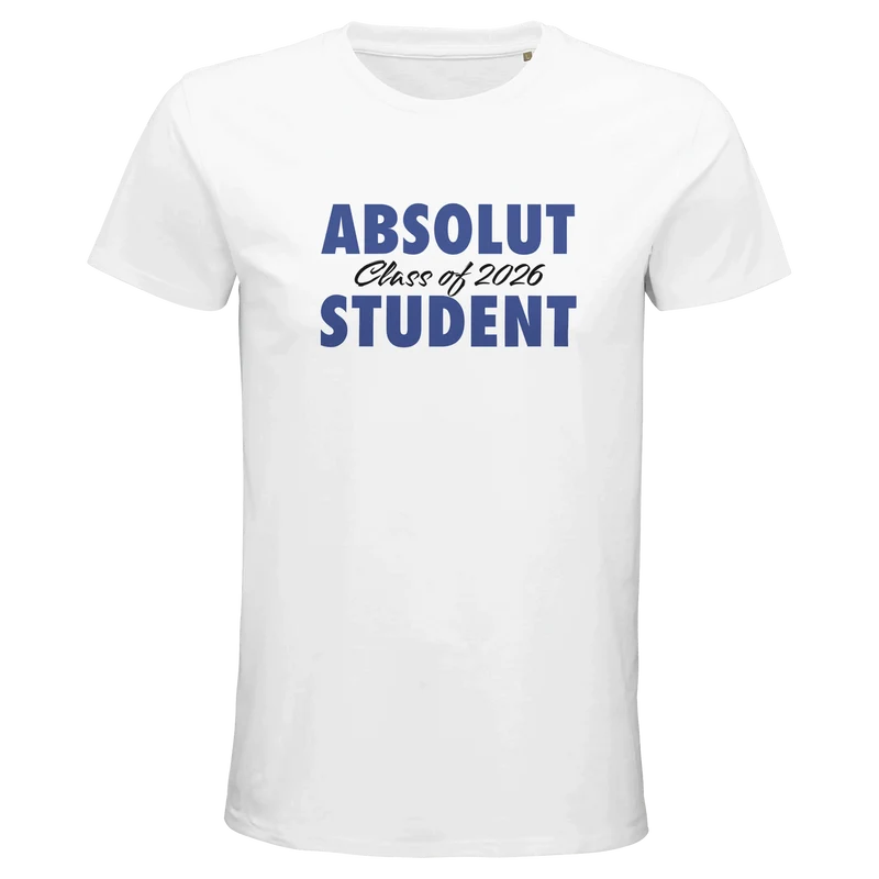 Premium T-shirt Herr - Absolut Student 2026