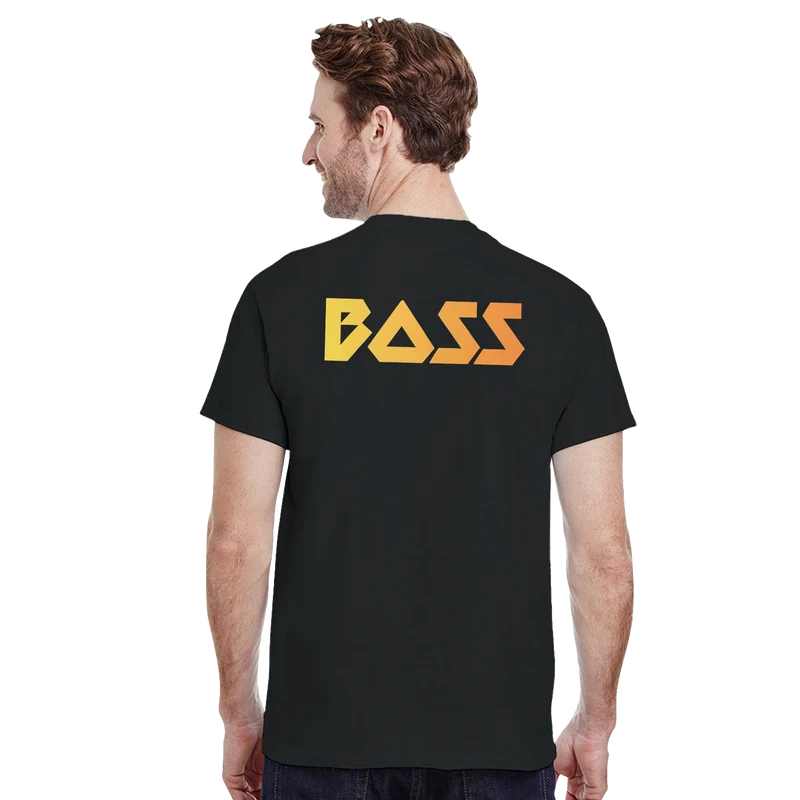 T-shirt - BOSS Rygg + Bröst