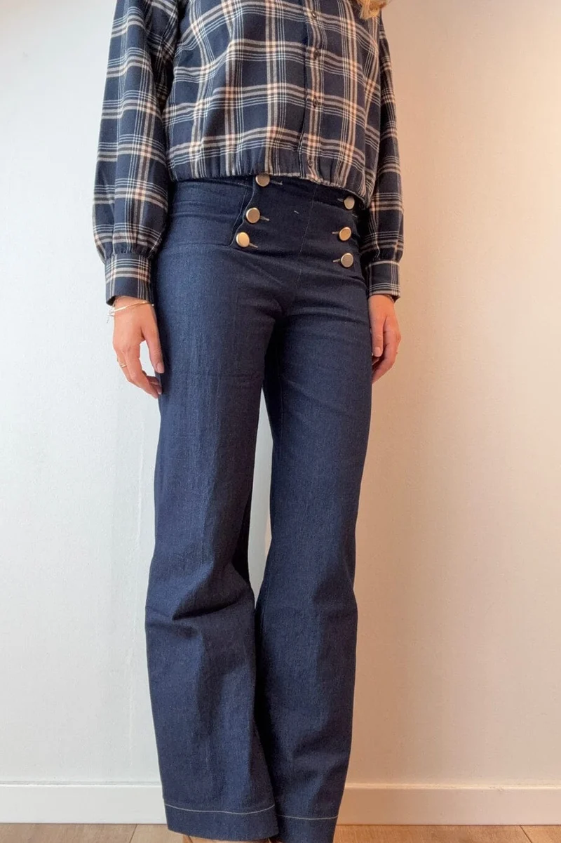 Continue - Daniella Pants 14569 - Denim Blue