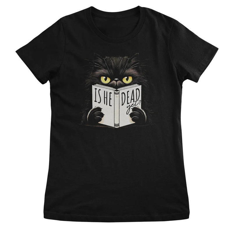 Cat - Is He Dead Yet Girly Top