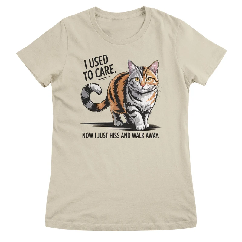 I Used To Care Girly Top