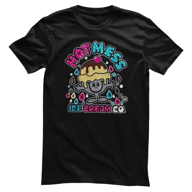 Hot Mess Ice Cream Co - ToddArt T-Shirt