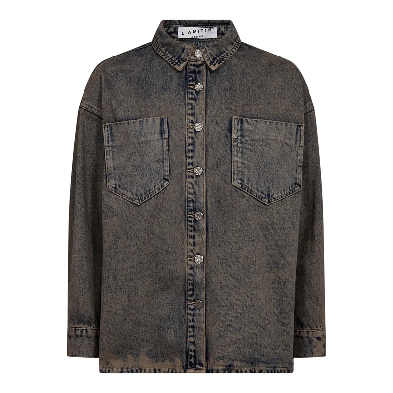 Haute L'Amitié - Drew Denim Shirt HL10861 - Mocca