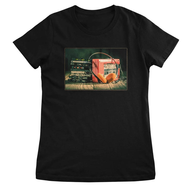 Freestyle Cassette Vintage Photo Girly Top