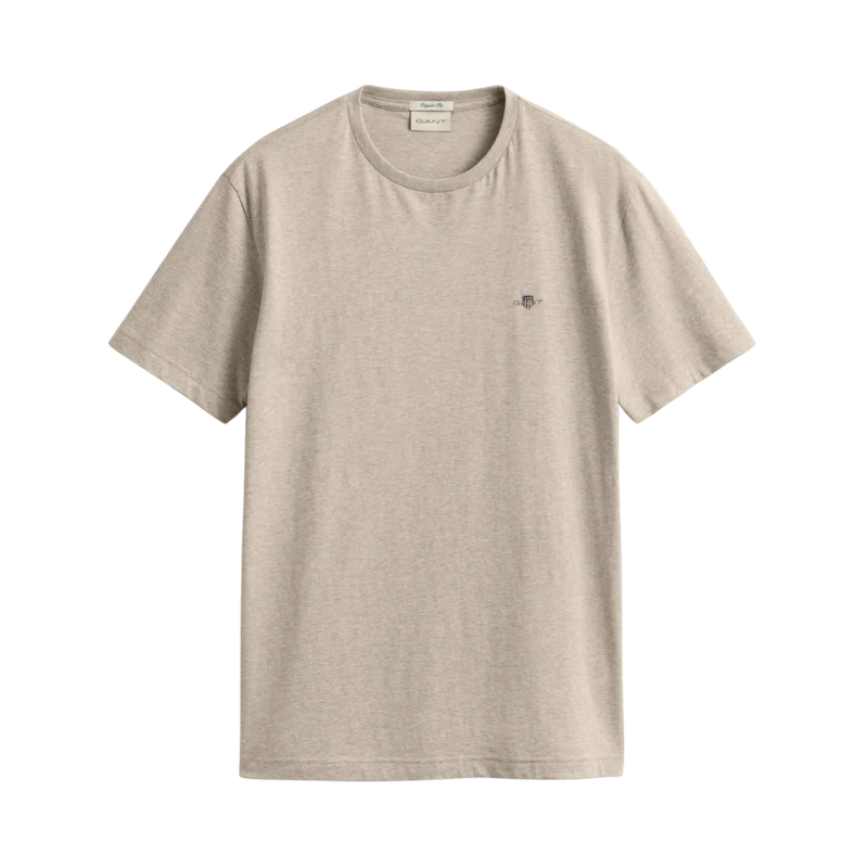 Shield SS T-Shirt - Oat Melange