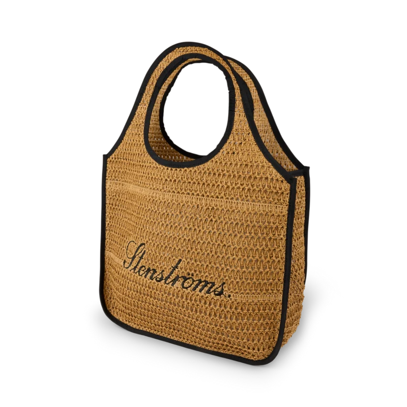 Straw Bag - Dark brown