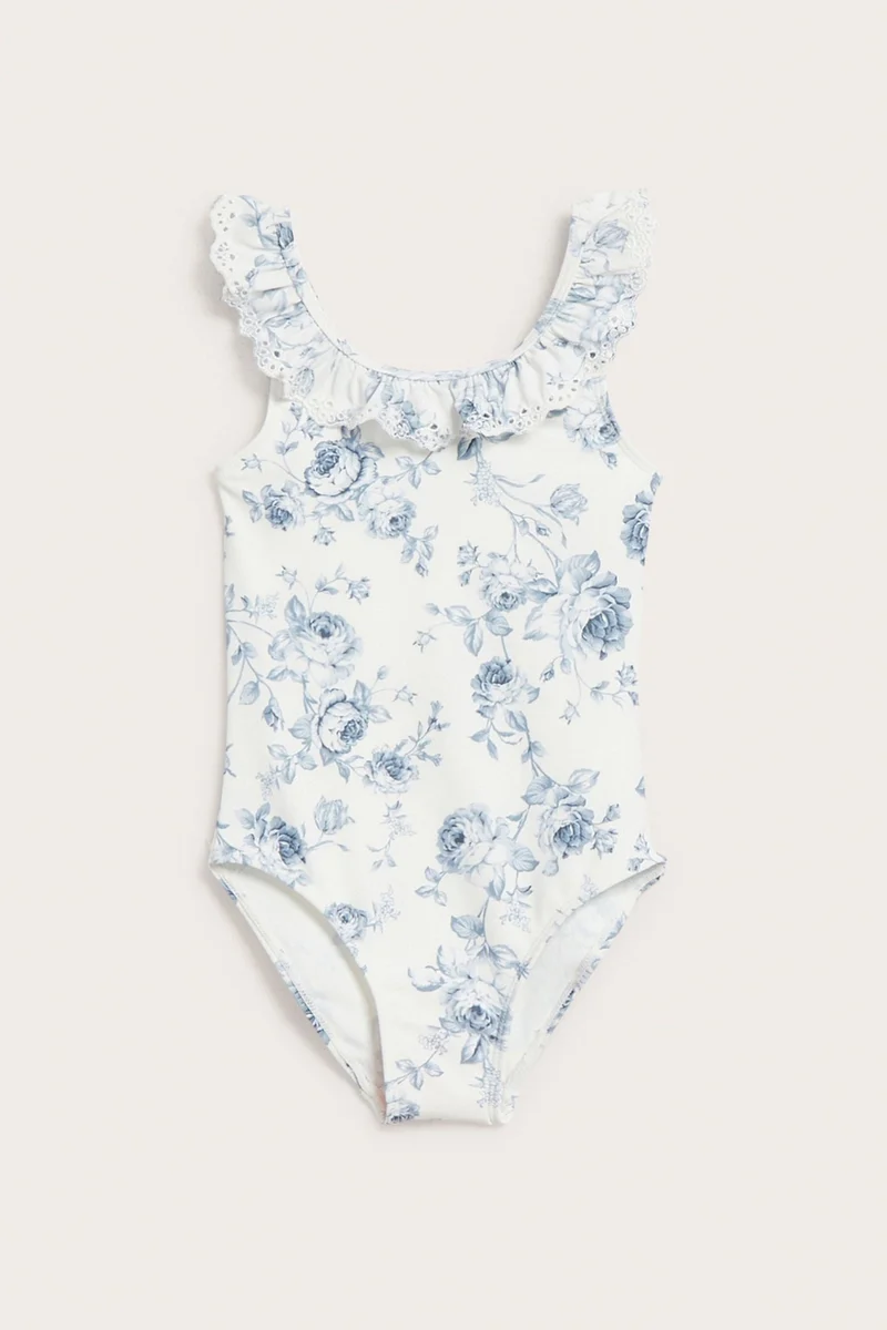 Baby & Kids floral frilled swimsuit