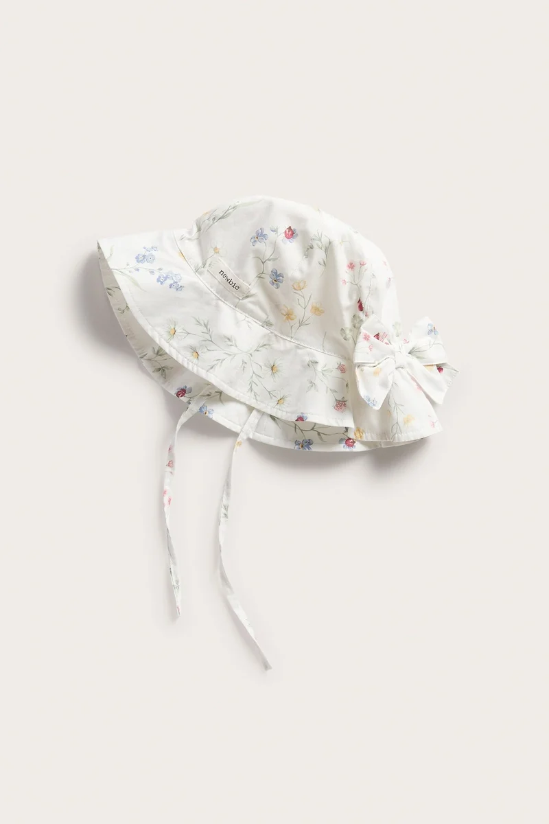 Baby & Kids floral sun hat with bow