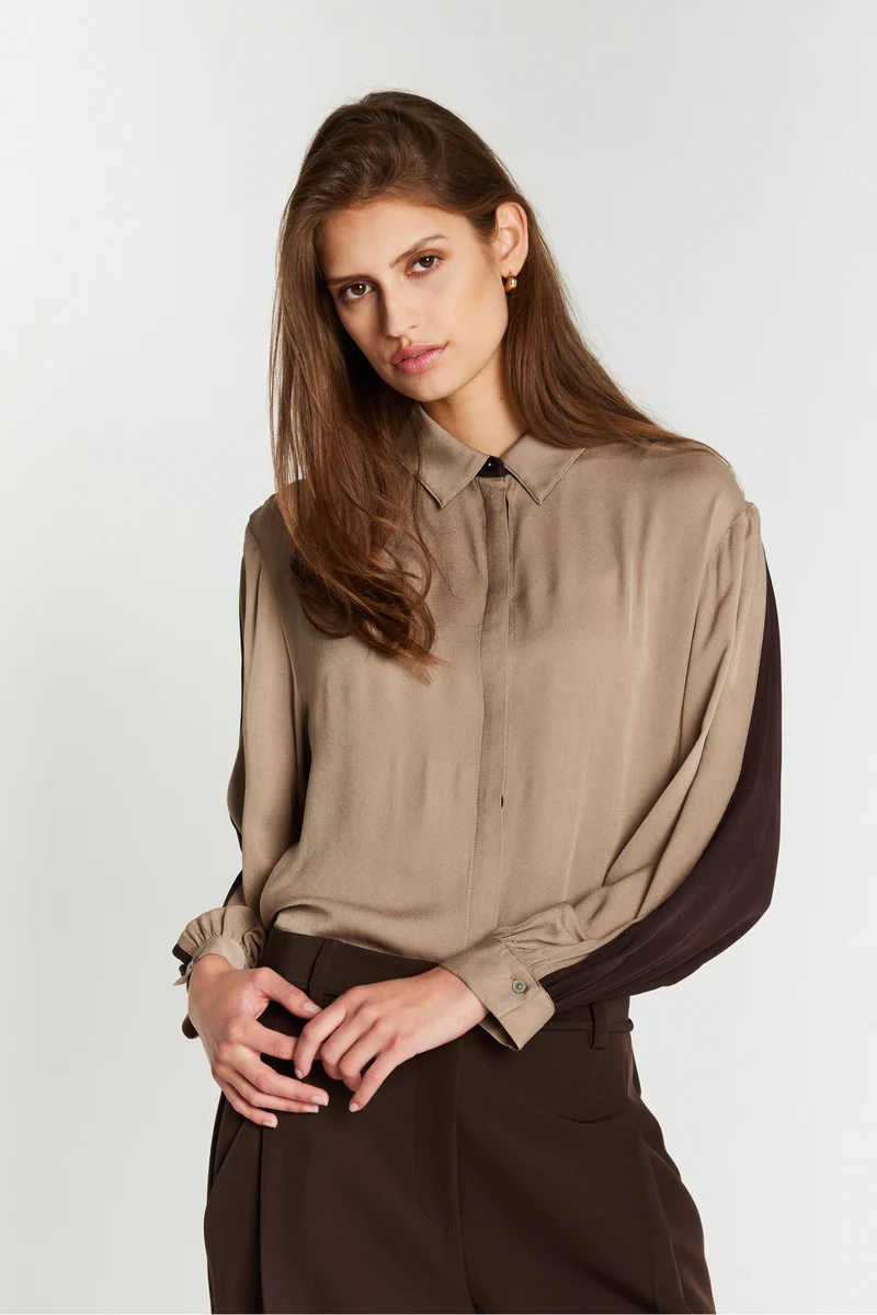 Bruuns Bazaar - Kamillebblure Shirt Bbw5162 - Roasted Cashew