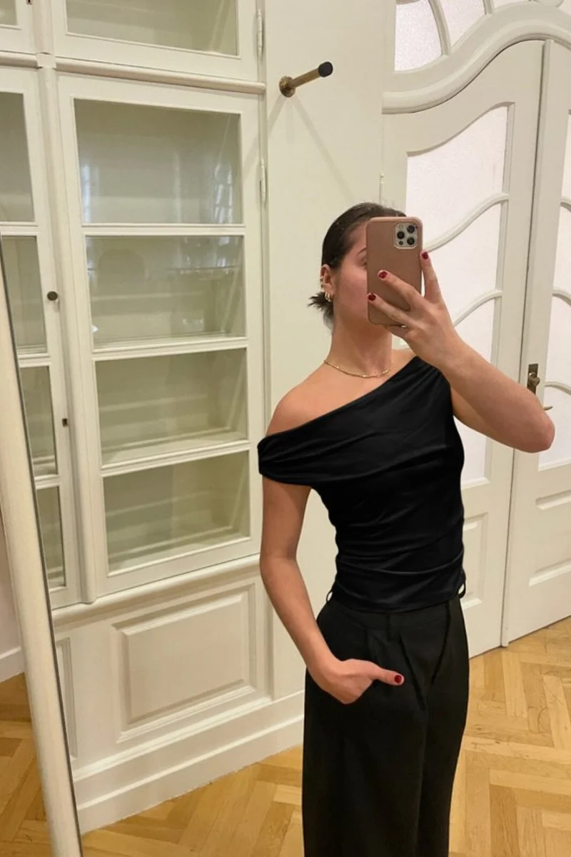 Modström - Himamd Off-Shoulder Top 57928 - 7090 - Black