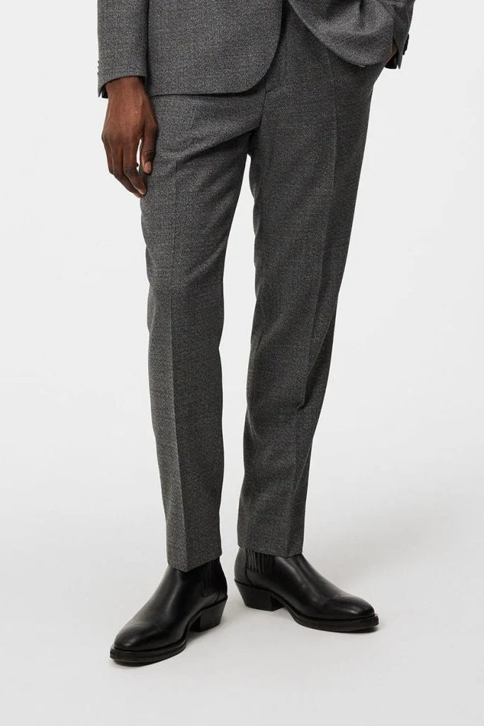 J.LINDEBERG Leo 2 Tones Suit Suit Trousers - Black